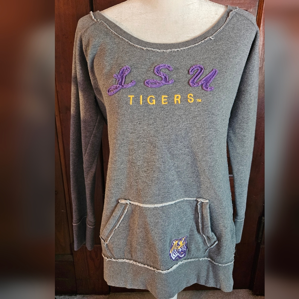 LSU Tigers Pullover Sweater with pocket